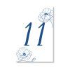 Číslo stola - Modrotlač