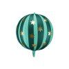 Fóliový balón - Star ball zelený 50 cm