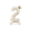 Samostojaci fóliový balón 2 - Satin cream 84 cm