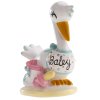 310138 FIGURA BAUTIZO CIGÜEÑA BABY 10CM 4