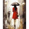 Maľovanie podľa čísel - Daždivý deň art_selena_ua 40 x 50 cm