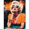 Maľovanie podľa čísel - Monroe v Hollywoode ©art_selena_ua 30 x 40 cm