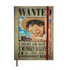 Zápisník s pevnou väzbou Luffy Wanted – One Piece