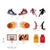 339276 KIT DECORACION CUPCAKE CON TOPPERS BALONCESTO 2