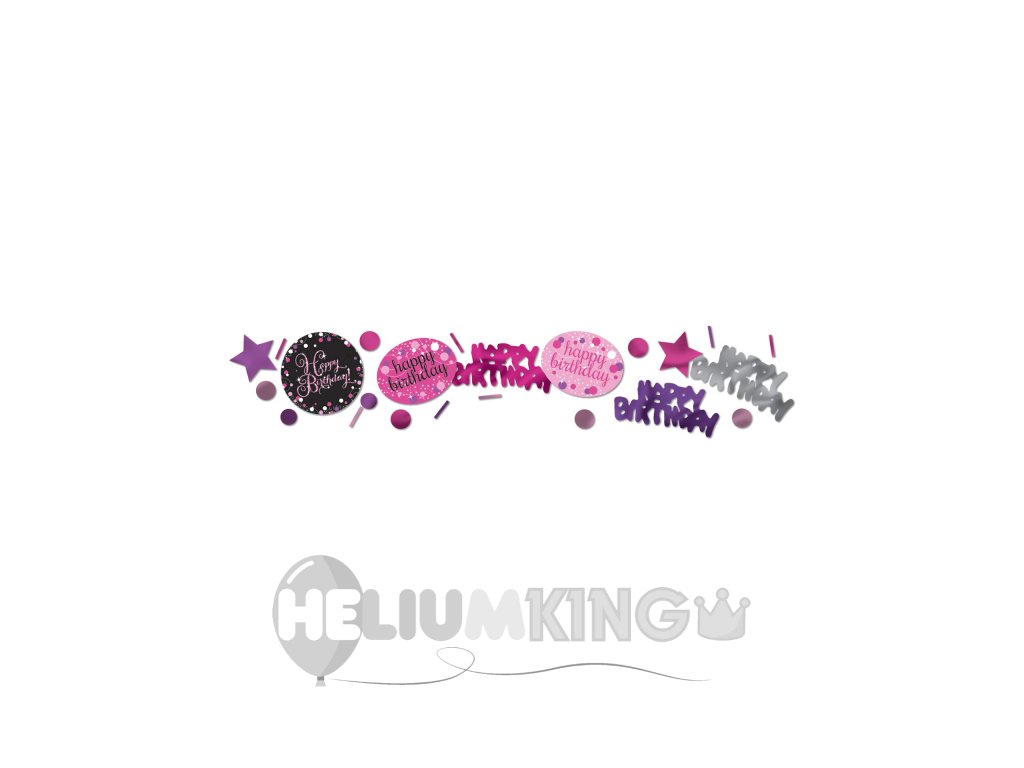 Bleščeči konfeti - rožnate