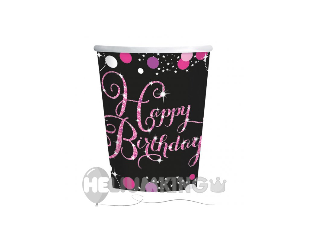 Kozarec - Bleščeča rožnata 8 kos