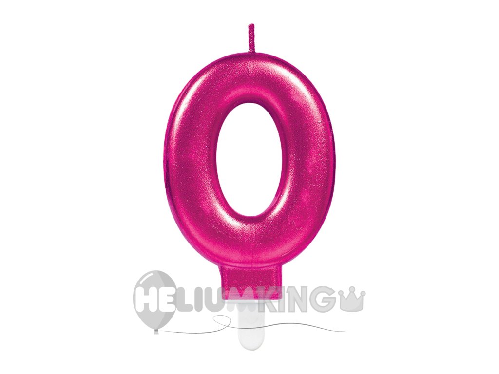 Rojstnodnevna sveča 0 magenta