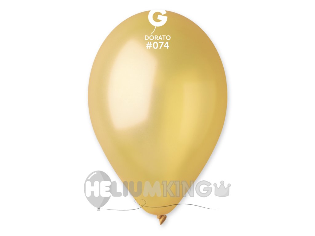 Kovinski balon bronasta 26 cm