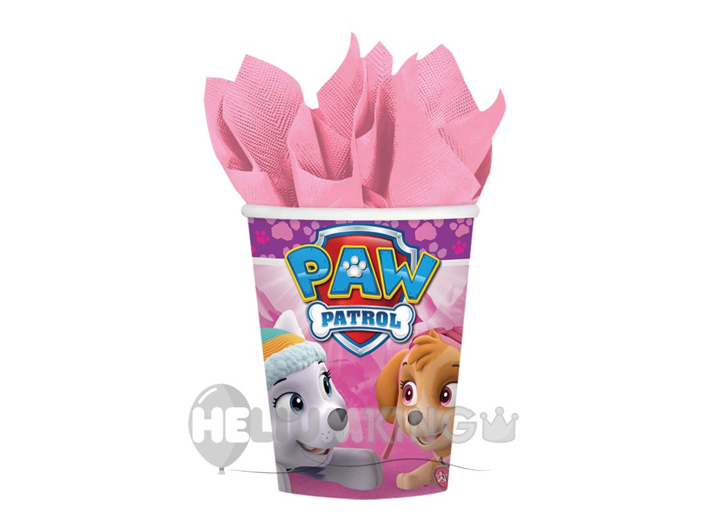 Kozarec - Tačke na patrulji ( Paw patrol Skye ) rožnata 8 kos