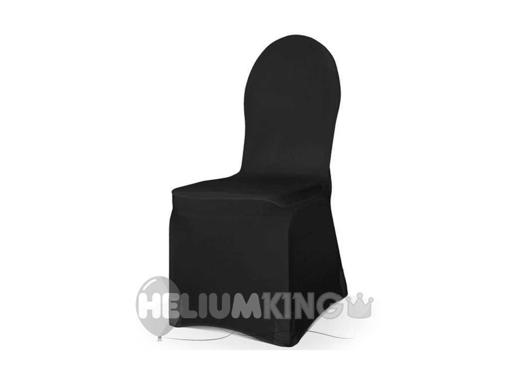 Elastična prevleka za stol - črna