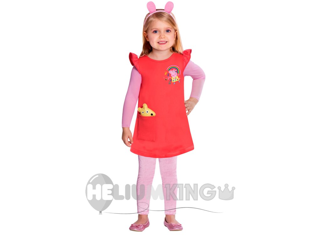 Otroški kostum - Prašiček Peppa rdeči