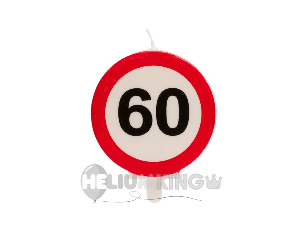 Sveča za rojstni dan - 60