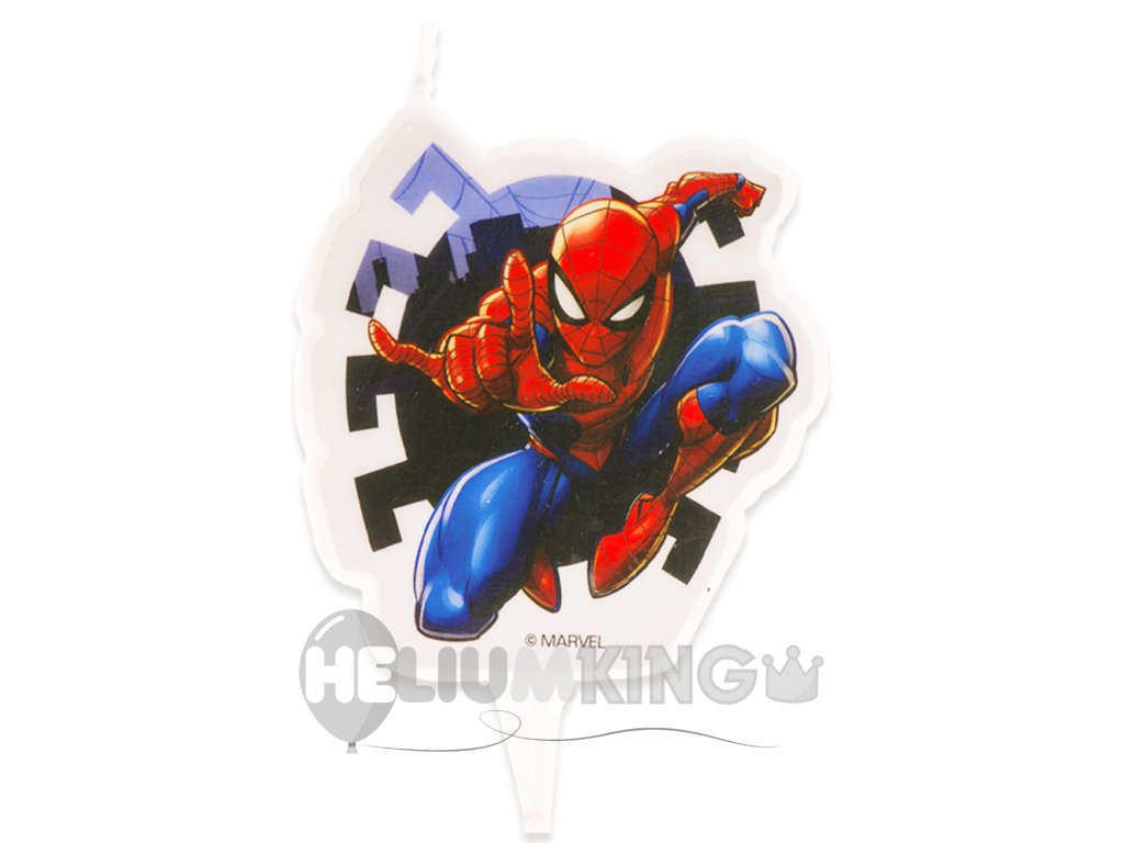 Rojstnodnevna sveča - Spiderman7 cm