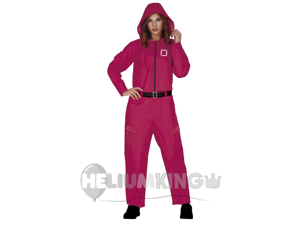 Ženski kostum Squid Game - Varnostnik (Kvadrat)