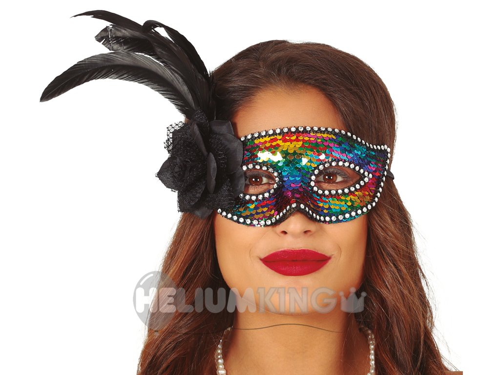 Barvna krinka s črnim peresom