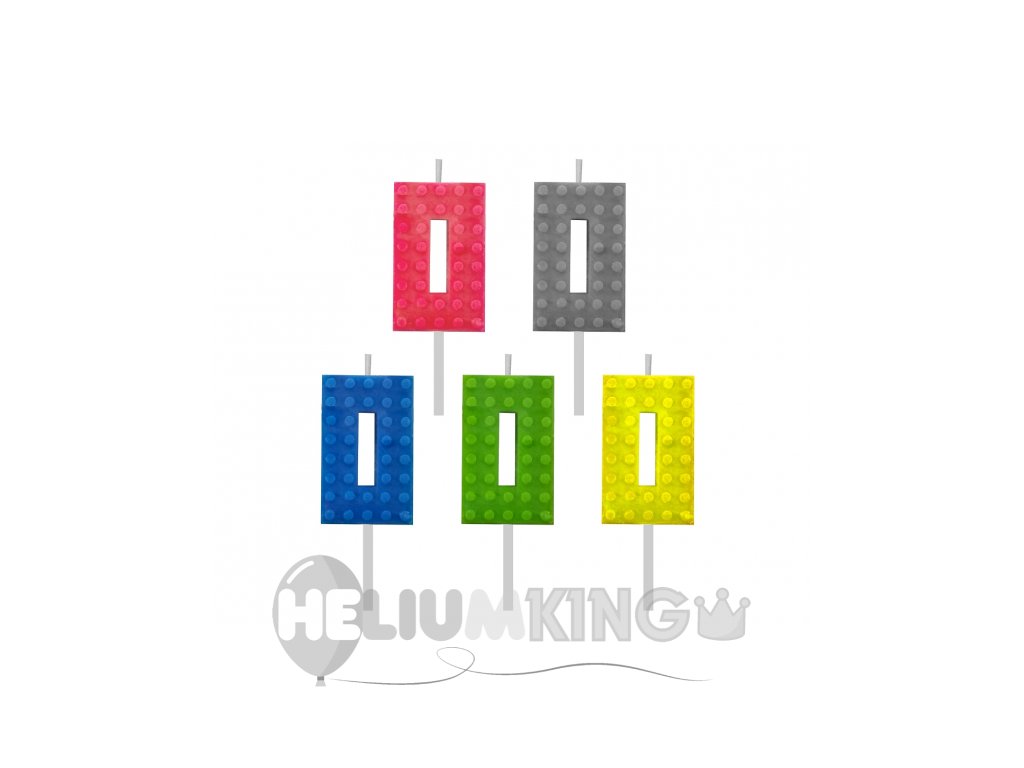 Rojstnodnevna sveča Lego - 0