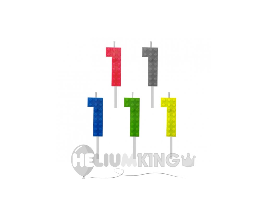 Rojstnodnevna sveča Lego - 1