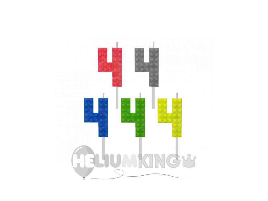 Rojstnodnevna sveča Lego - 4