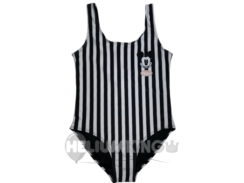 Enodelne kopalke - Mickey Mouse - črtaste