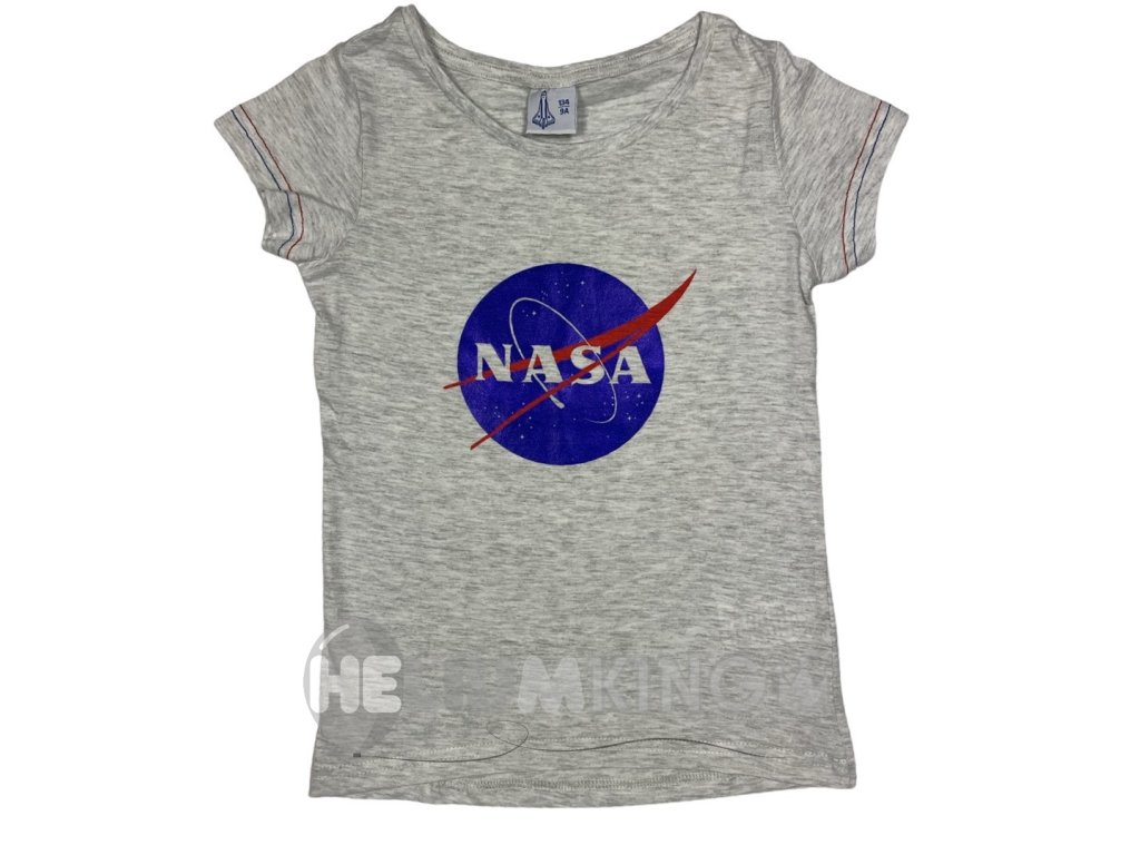 Dekliška majica - NASA  siva