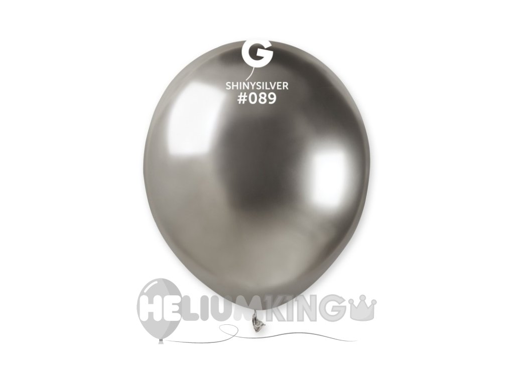 Balon krom - srebrn 13 cm