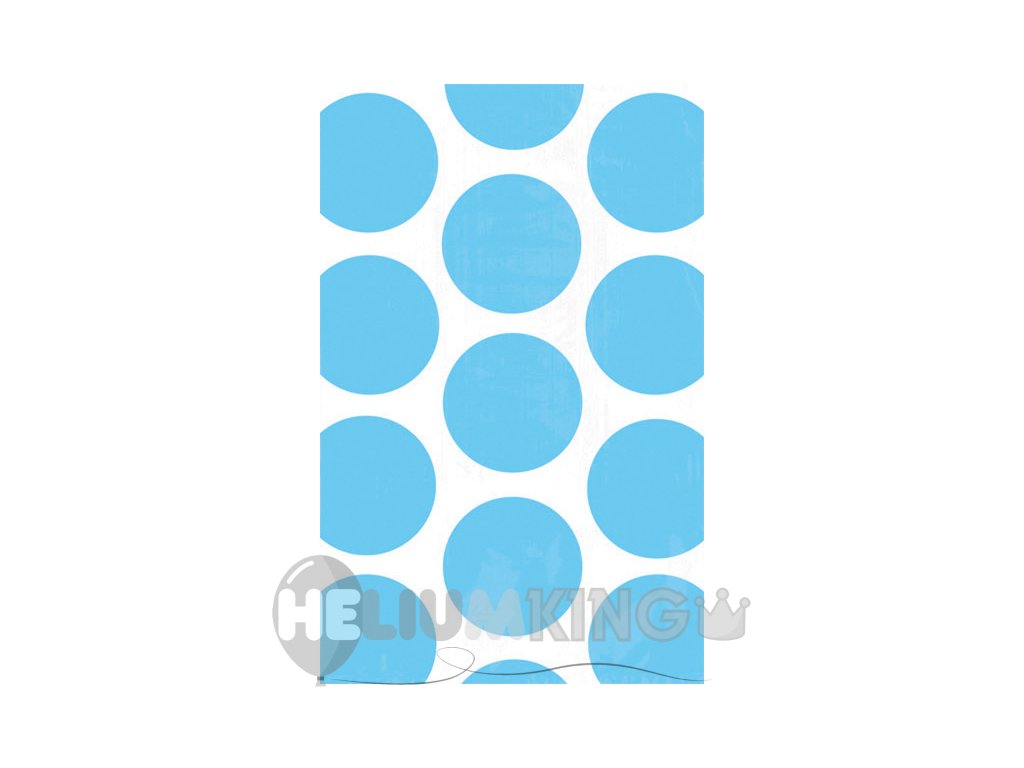 Pikčaste papirnate vrečke - modre 10 kosov