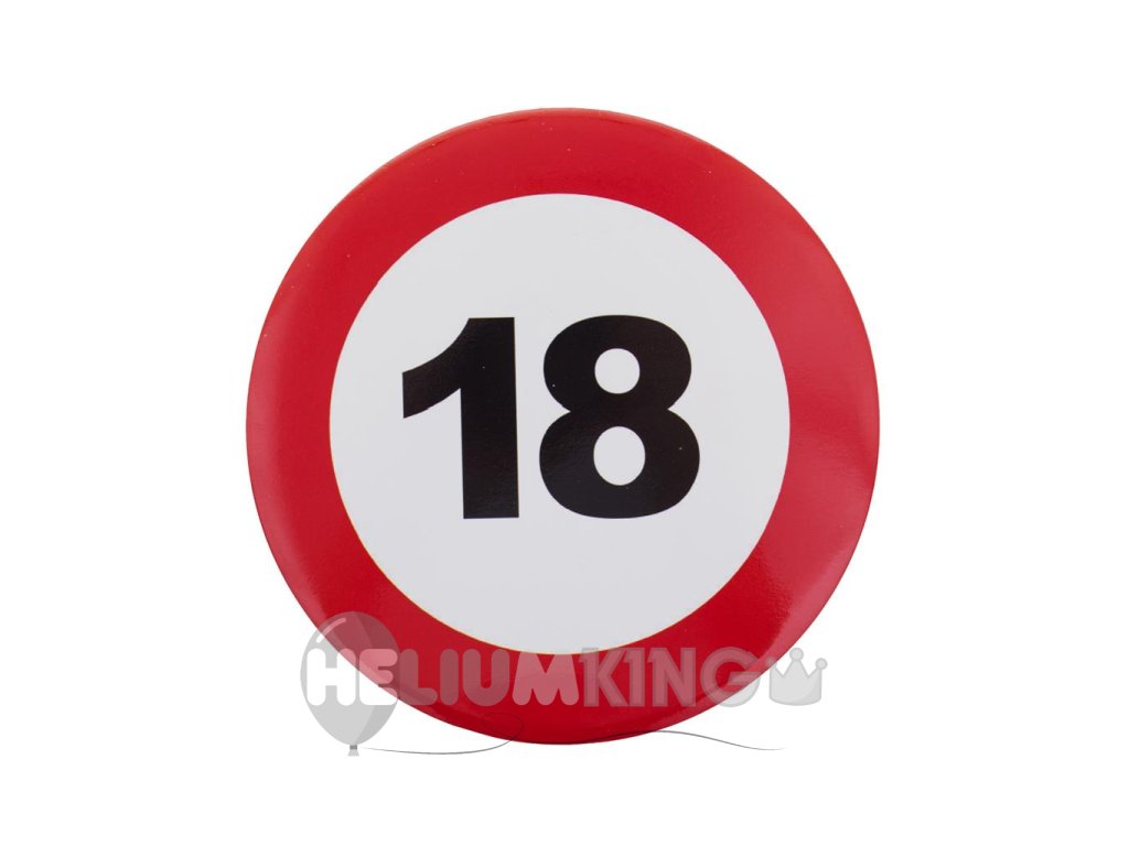 Značka s prometnim znakom - 18.
