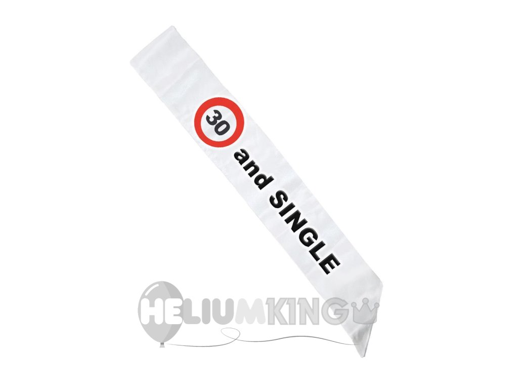 Rojstnodnevna lenta - prometni znak 30.