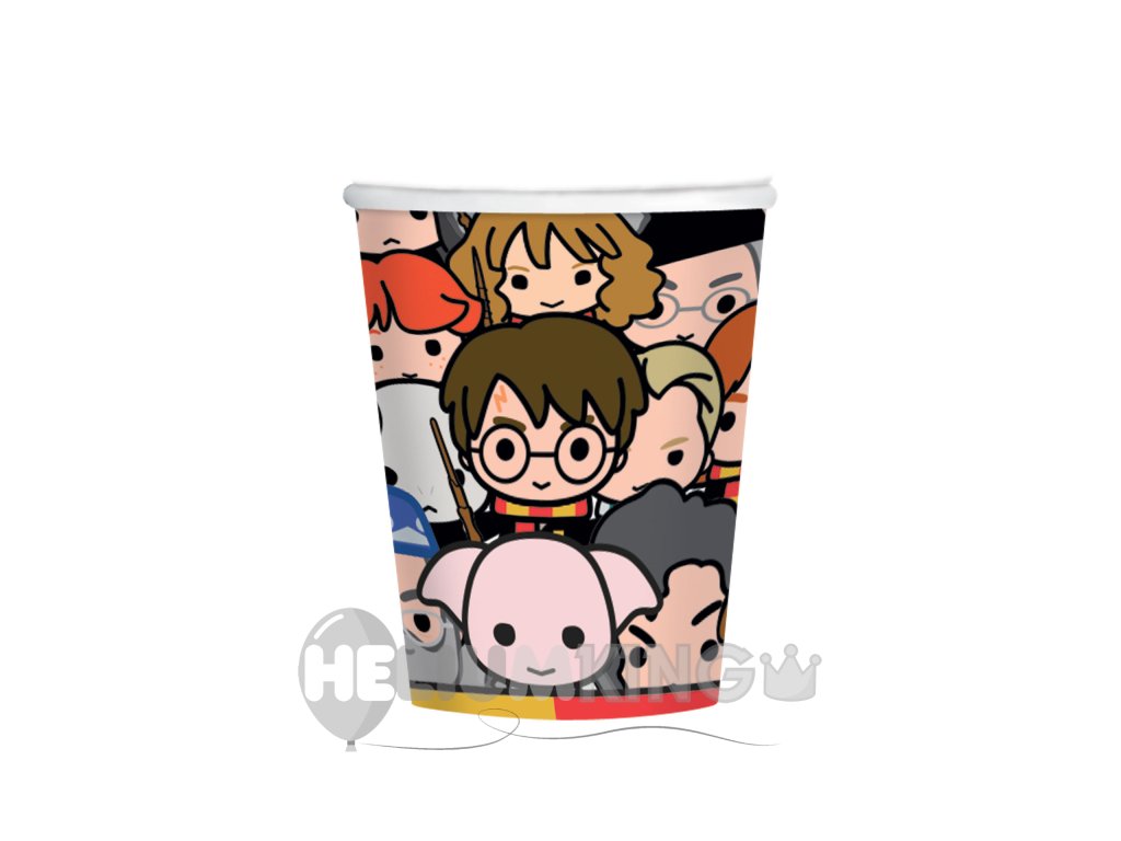 Papirnati kozarčki - Harry Potter Kawaii 250 ml 8 kosov