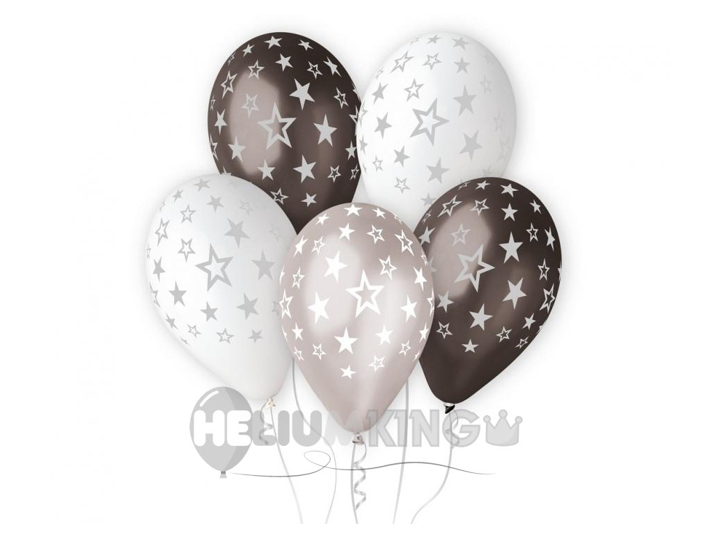 Šopek balonov - Srebrne zvezde