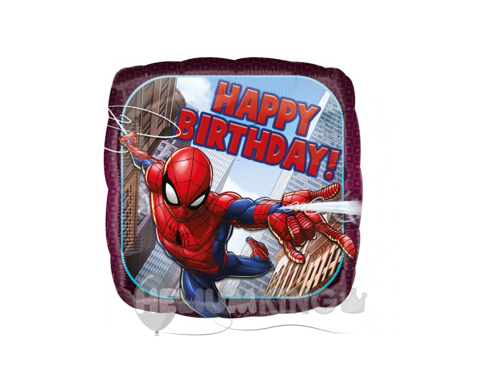 Balon iz folije - Vse najboljše, Spiderman