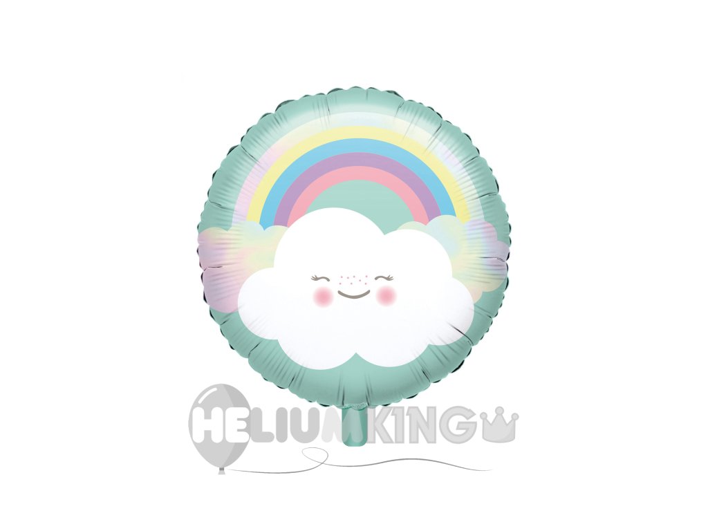 Balon iz folije - Mavrica in oblak