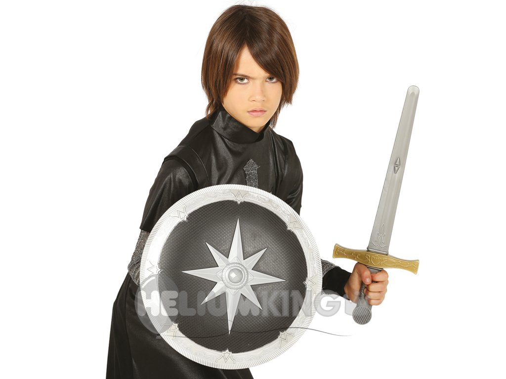 Otroški ščit in meč iz srednjega veka