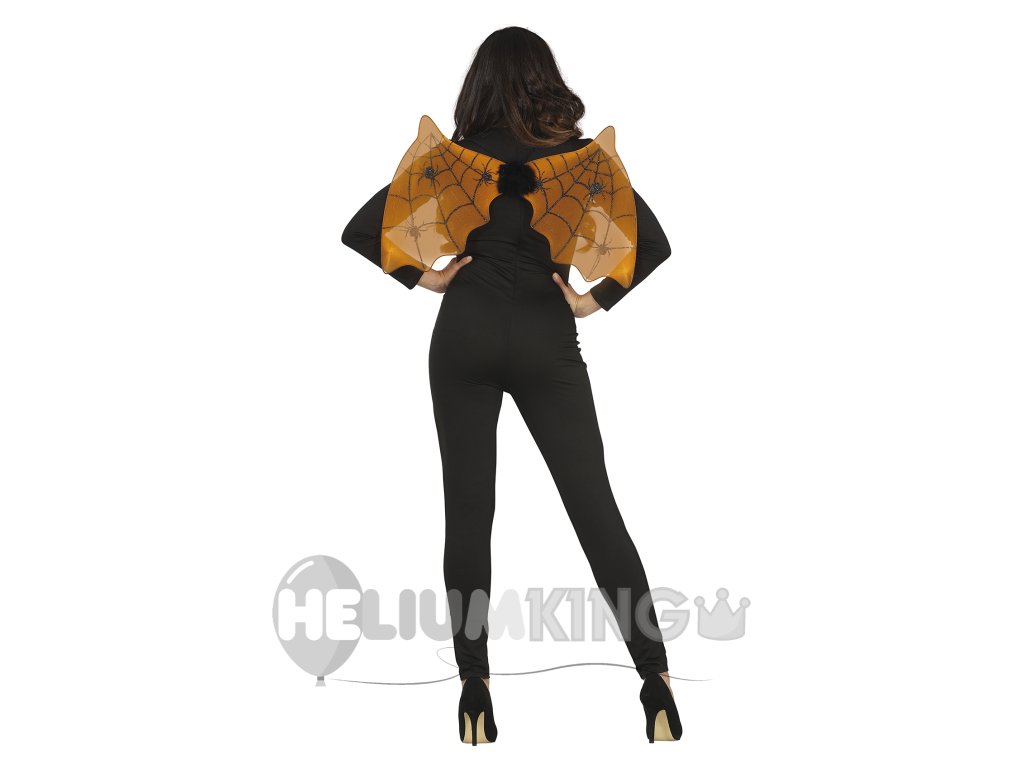 Oranžne netopirjeve peruti - tisk pajkovine