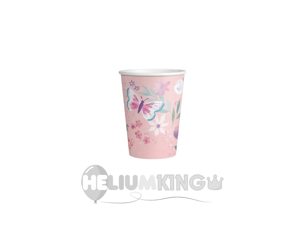 Papirnati lončki - Metulji, 8 kosov