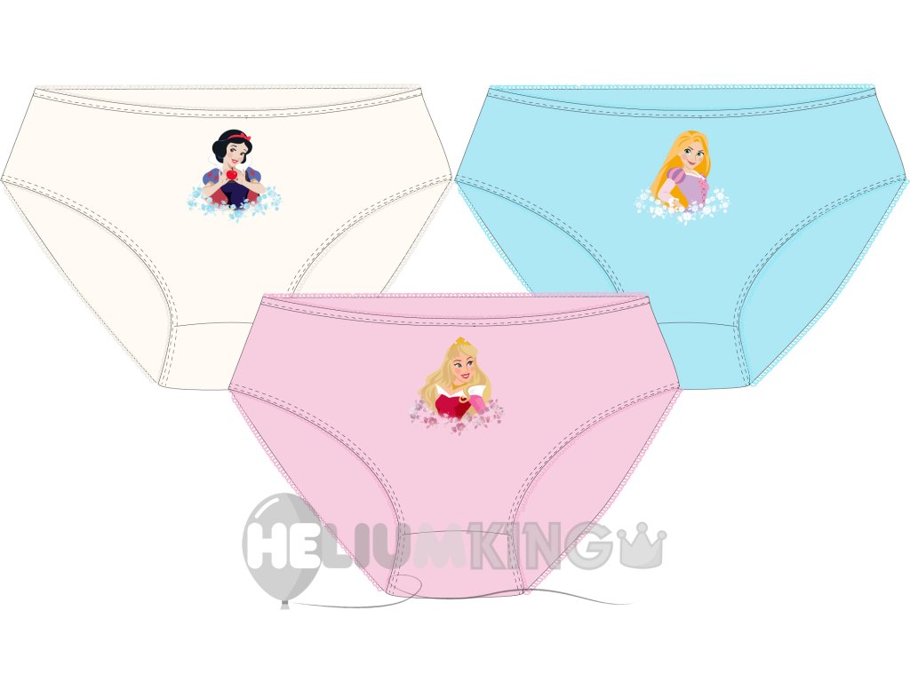 Dekliško spodnje perilo - Princeske 3 kosi