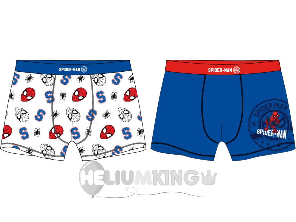 Fantovske boksarice - Spiderman, modre