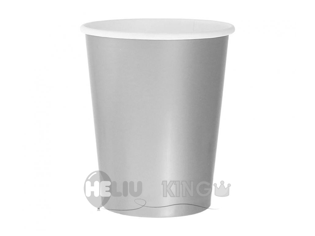 Papirnati lončki - srebrni 270 ml