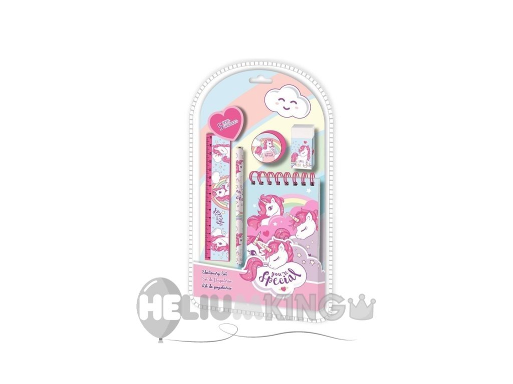 Komplet pripomočkov za pisanje - Unicorn