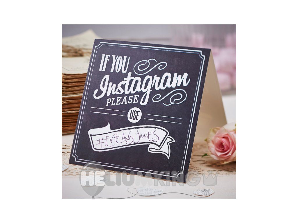 Tabuľka - Instagram