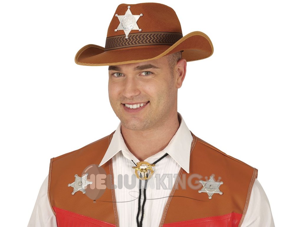 Rjav šerifov klobuk