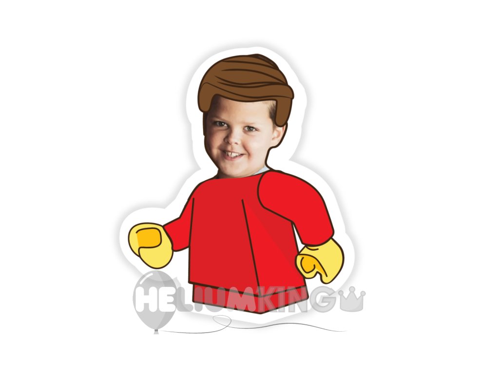 Prilagojena torta topper - Lego