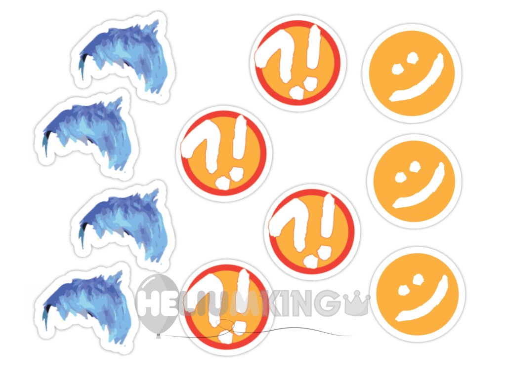 Personalizirane dekoracije na palčki za kolačke - V glavi