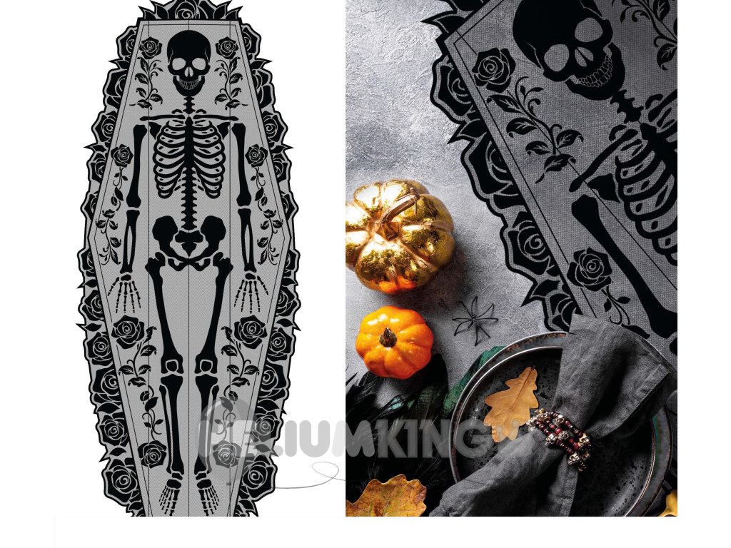 Namizni prtljažnik - Skelet 183 x 60 cm