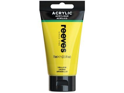 Akrylová farba žltá 75 ml Reeves