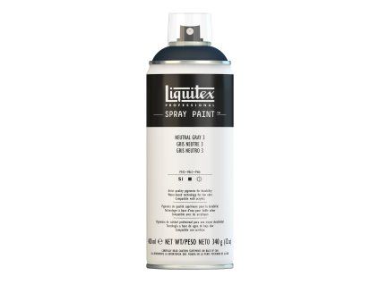 Farba v spreji šedá 400ml Liquitex