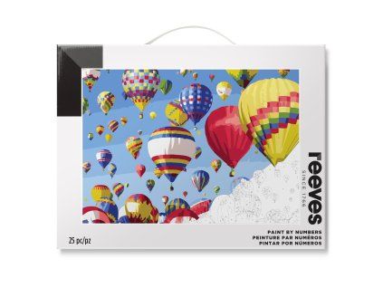 Maľovanie podľa čísel - Balóny 30x40 cm