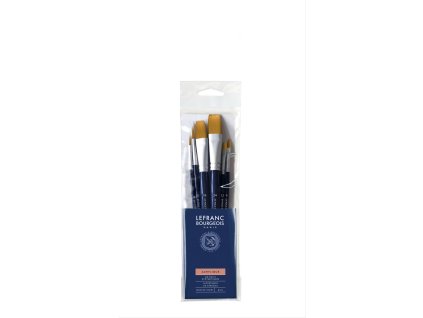 3013643002345 LB FINE BRUSH SYNTHETIC ASSORTMENT X6 SHORT HANDLE PACK 3013643002345