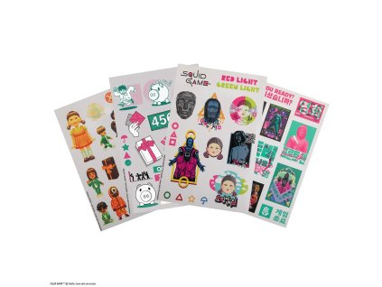Sada nálepiek - Squid Game