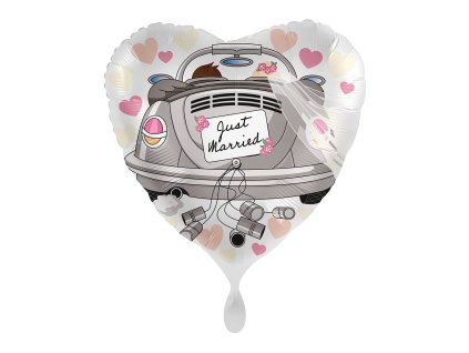 Fóliový balón - Just Married 43 cm
